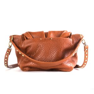 Besace Love Bubble en cuir honey Virgine Darling