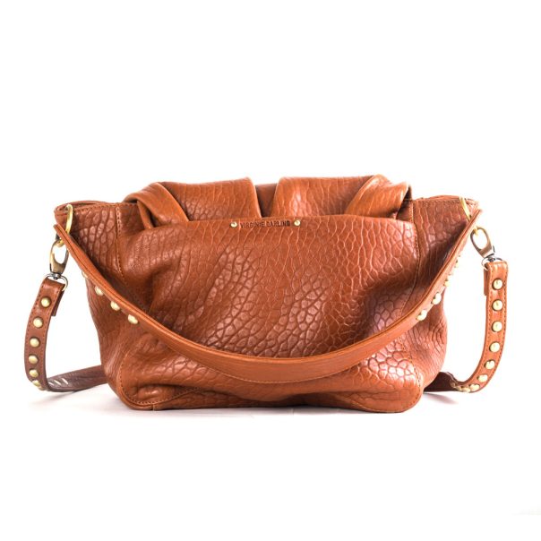 Besace Love Bubble en cuir honey Virgine Darling