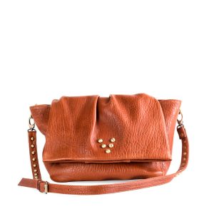 Besace Love Bubble en cuir Honey Virginie Darling