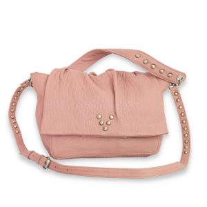 Besace Love Bubble en cuir nude Virginie Darling