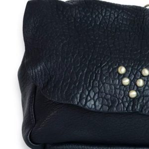 Besace Wild Bubble en cuir black Virginie Darling