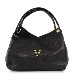 Cabas Chacha Bubble en cuir noir Virginie Darling Marrakech
