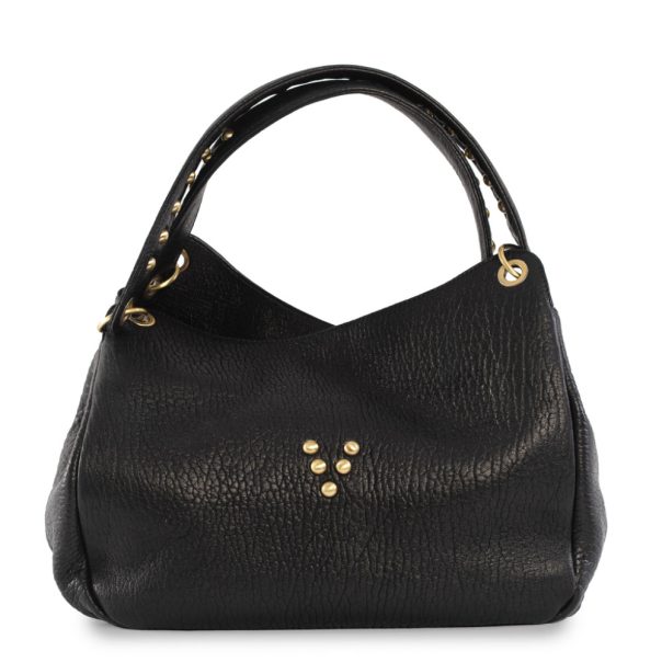 Cabas Chacha Bubble en cuir noir Virginie Darling Marrakech