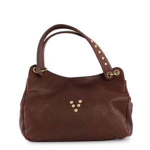 Cabas en cuir Chacha Bubble chocolat Virginie Darling Marrakech
