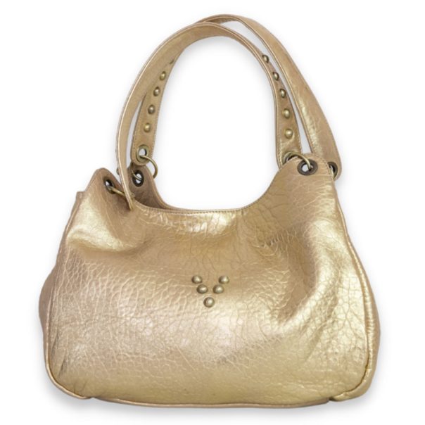 Cabas Chacha Bubble en cuir natural or Virginie Darling Marrakech