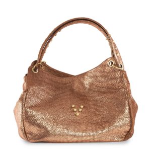 Cabas Chacha Bubble en cuir cuivre Virginie Darling Marrakech