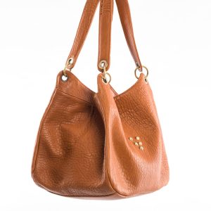 Cabas Chacha Bubble en cuir honey Virginie Darling Marrakech