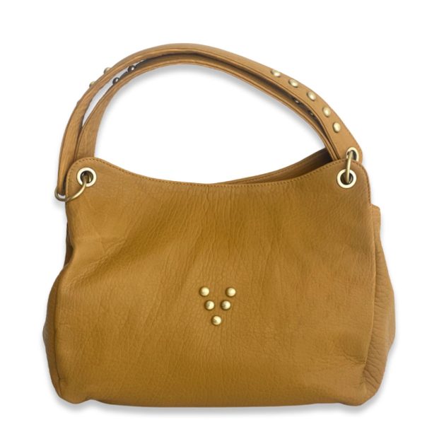 Cabas Chacha Bubble en cuir green moutarde Virginie Darling Marrakech
