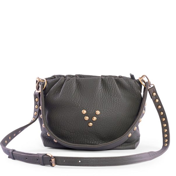 Sac en cuir green shark Maxi Pouch Regina Virginie Darling Marrakech