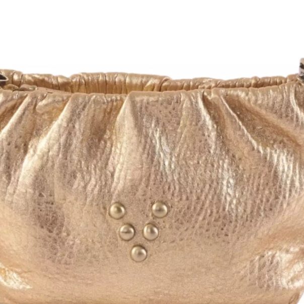 Sac en cuir natural or Pouch Regina Virginie Darling Marrakech