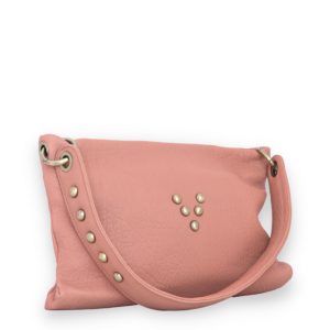Sac Shoulder Love en cuir nude Virginie Darling Marrakech Maroc