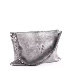 Sac Shoulder Love en cuir silver Virginie Darling Marrakech Maroc