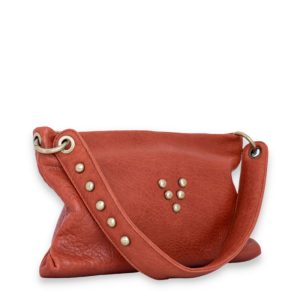 Sac Shoulder Love en cuir terracotta Virginie Darling Marrakech Maroc