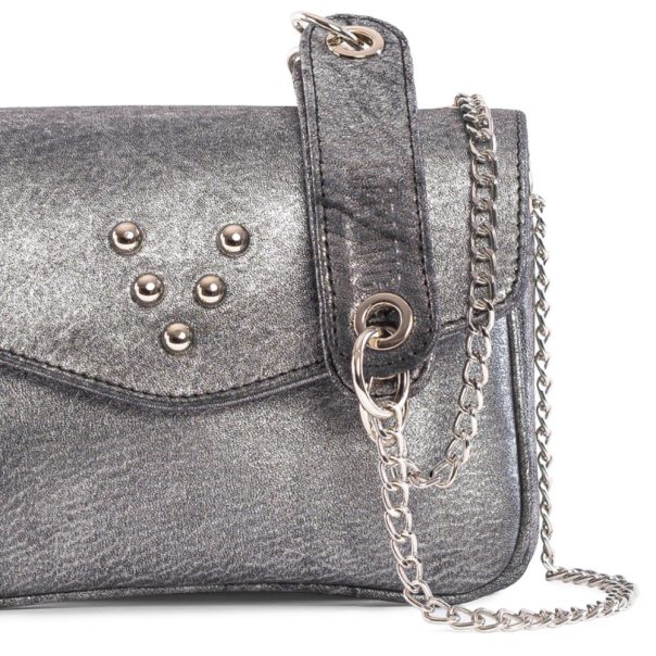 Sac mini chacha Argent Virginie Darling