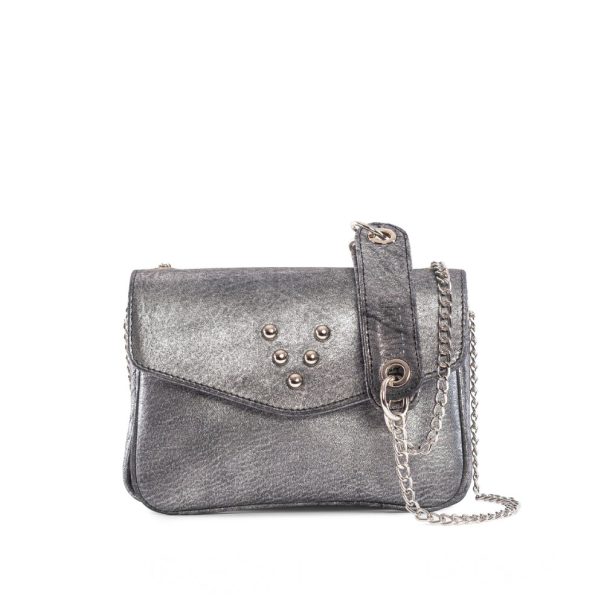 Sac mini chacha Argent Shark Virginie Darling