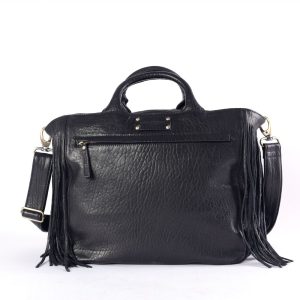 Sac en cuir Maxi Darling Noir Virginie Darling