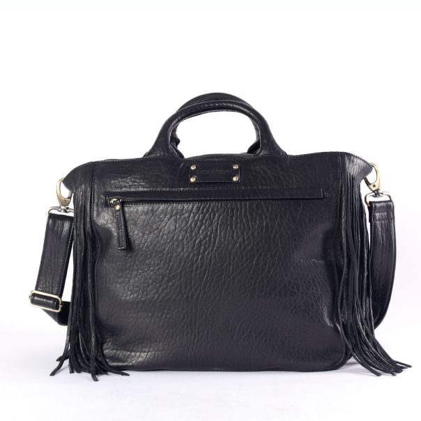 Sac en cuir Maxi Darling Noir Virginie Darling