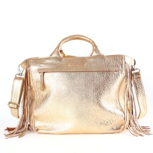 Sac en cuir Maxi Darling Or Virginie Darling