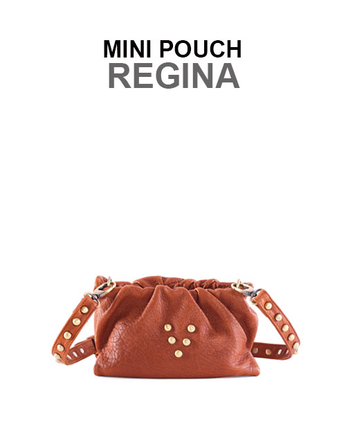 Mini Pouch Regina Sac en cuir Virginie Darling