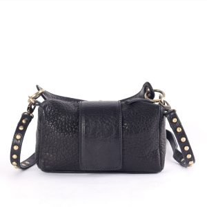Sac en cuir Mini Bonnie Noir Virginie Darling