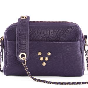Sac Make-Me Up Purple en cuir Marrakech Virginie Darling