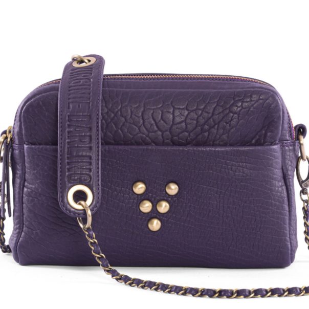Sac Make-Me Up Purple en cuir Marrakech Virginie Darling