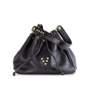Sac en cuir Maxi Jalouse noir Marrakech Virginie Darling