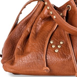 Sac en cuir Maxi Jalouse Honey Marrakech Virginie Darling