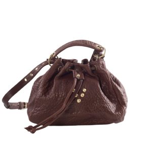 Sac en cuir Medium Jalouse Chocolat Marrakech Virginie Darling