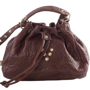 Sac en cuir Medium Jalouse Chocolat Marrakech Virginie Darling