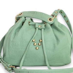 Sac en cuir Medium Jalouse Menthol Marrakech Virginie Darling