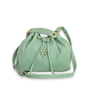 Sac en cuir Medium Jalouse Menthol Marrakech Virginie Darling