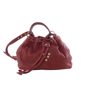 Sac en cuir Medium Jalouse Rouge Passion Marrakech Virginie Darling