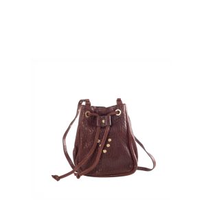 sac en cuir Mini Jalouse Chocolat Marrakech Virginie Darling