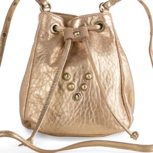sac en cuir Mini Jalouse Natural Or Marrakech Virginie Darling