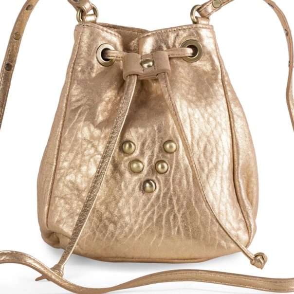 sac en cuir Mini Jalouse Natural Or Marrakech Virginie Darling