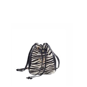sac en cuir Mini Jalouse Mix Match Pony Deep Green Zebra Marrakech Virginie Darling