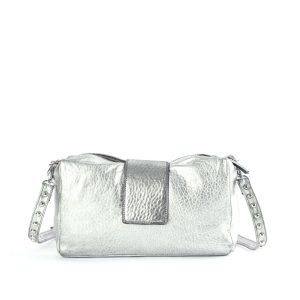 Sac cuir Argent Bonnie Medium Virginie Darling