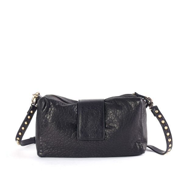 Sac cuir noir Bonnie Medium Virginie Darling