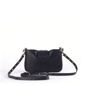 Sac en cuir Bonnie micro noir Virginie Darling