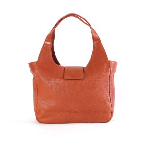 Cabas en cuir Bonnie Cognac Virginie Darling