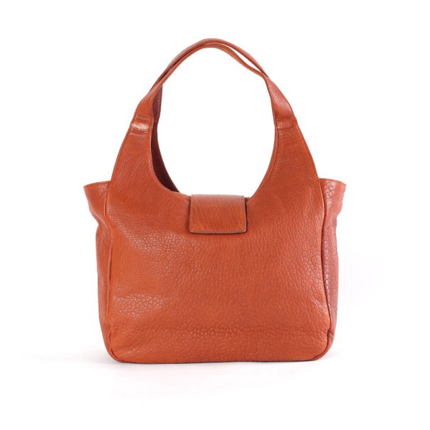 Cabas en cuir Bonnie Cognac Virginie Darling