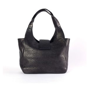 Cabas en cuir Bonnie Noir Virginie Darling
