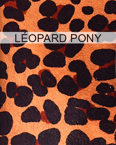 Sacs cuir Léopard Pony Virginie Darling Marrakech