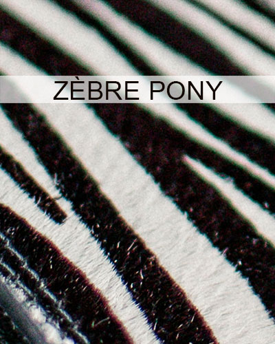 Sacs cuir Zèbre Pony Virginie Darling Marrakech