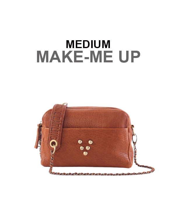 Sac en cuir Medium Make-me Up Virginie Darling Marrakech