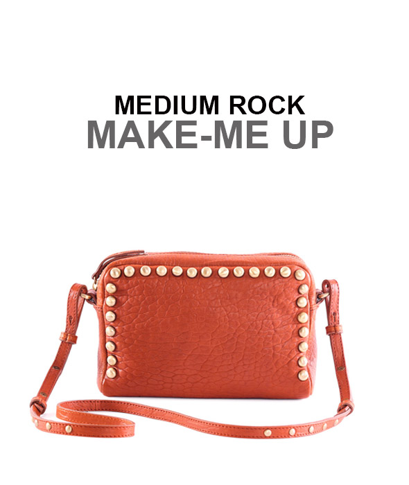 Sac en cuir Medium Rock Make-me Up Virginie Darling Marrakech