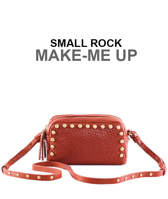 Sac en cuir Small Rock Make-me Up Virginie Darling Marrakech