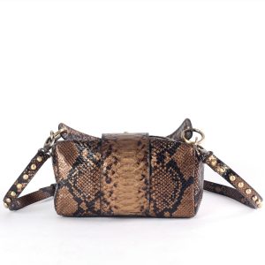 Sac en cuir Mini Bonnie Metal Bronze Virginie Darling