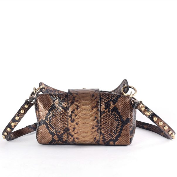 Sac en cuir Mini Bonnie Metal Bronze Virginie Darling